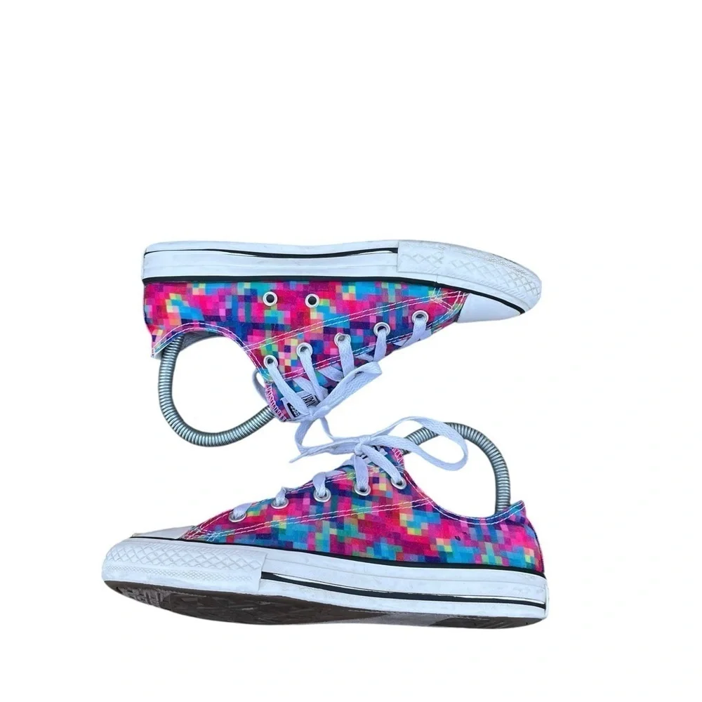 Converse All Star Pixel Low Top Sneakers Youth Size 2